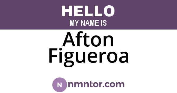 Afton Figueroa