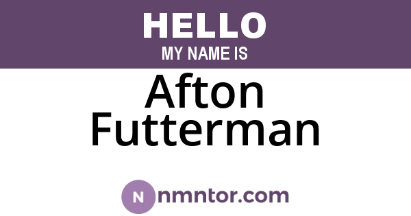 Afton Futterman