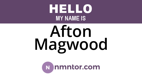 Afton Magwood