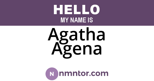Agatha Agena
