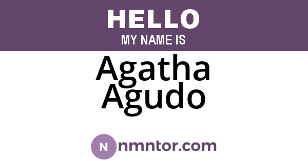 Agatha Agudo
