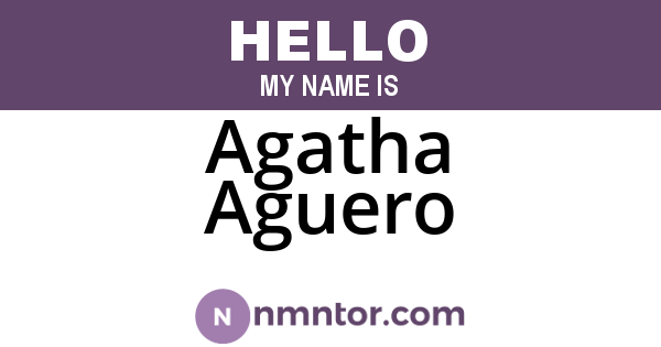 Agatha Aguero