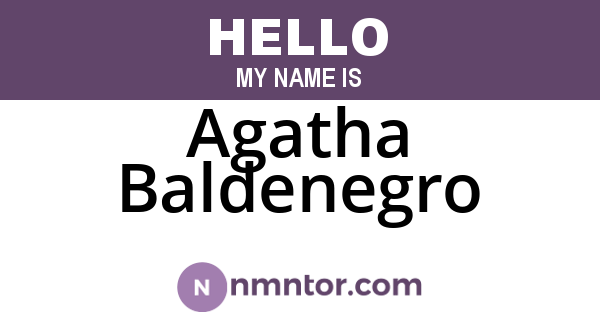 Agatha Baldenegro