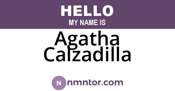 Agatha Calzadilla