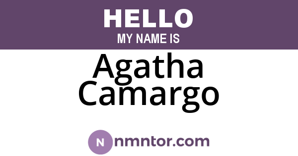 Agatha Camargo