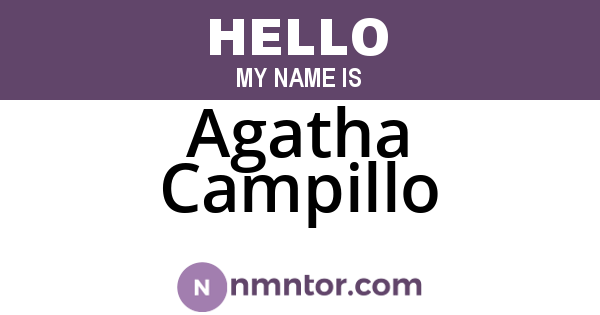 Agatha Campillo