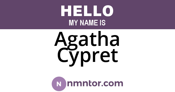 Agatha Cypret