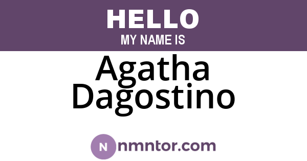 Agatha Dagostino