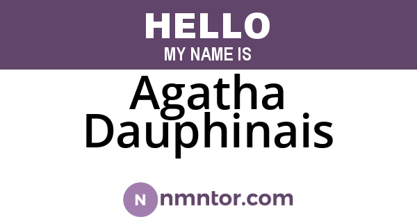 Agatha Dauphinais