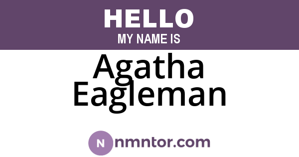 Agatha Eagleman