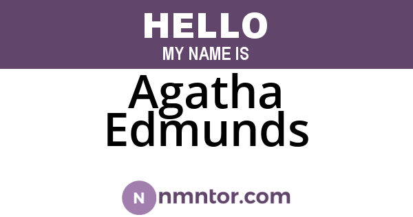 Agatha Edmunds