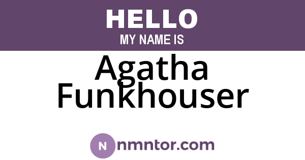 Agatha Funkhouser
