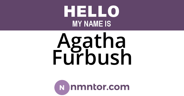Agatha Furbush