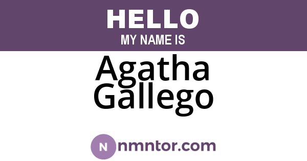 Agatha Gallego
