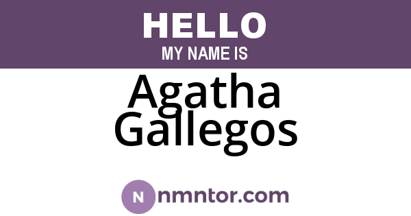 Agatha Gallegos
