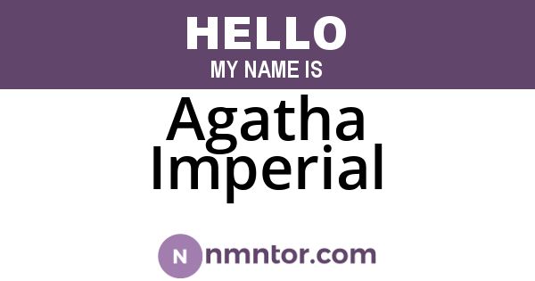 Agatha Imperial