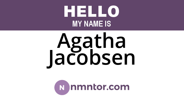 Agatha Jacobsen