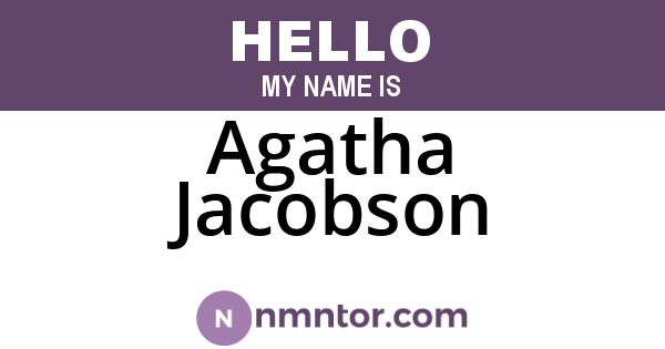 Agatha Jacobson