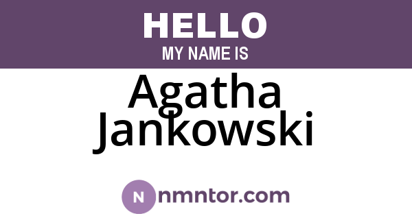 Agatha Jankowski