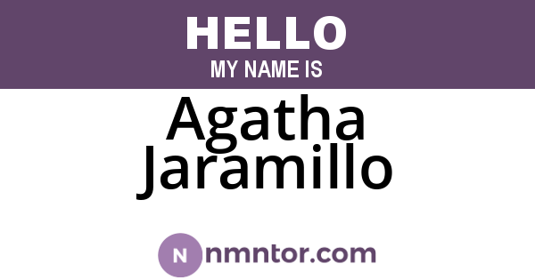 Agatha Jaramillo