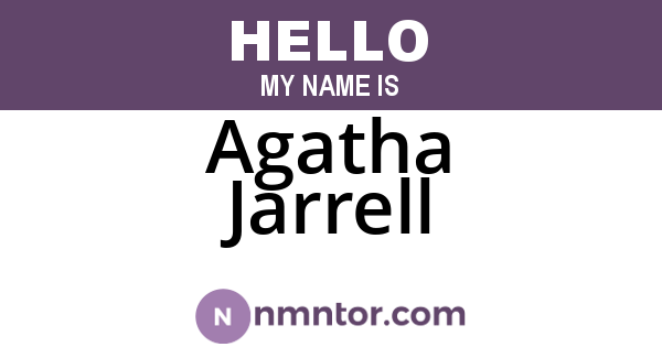 Agatha Jarrell