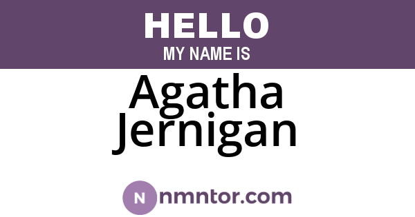 Agatha Jernigan