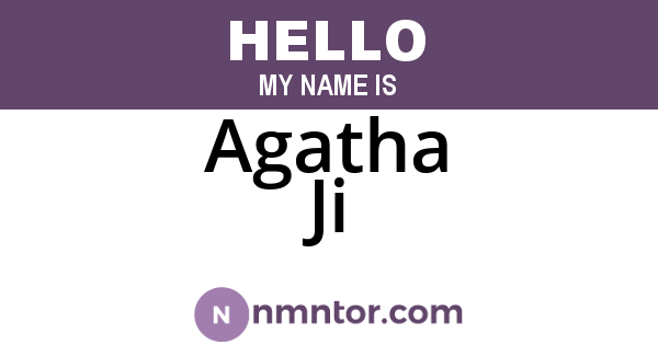 Agatha Ji