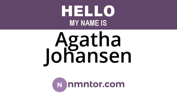 Agatha Johansen