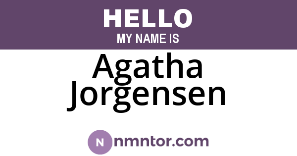 Agatha Jorgensen