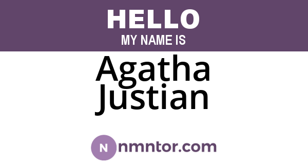 Agatha Justian