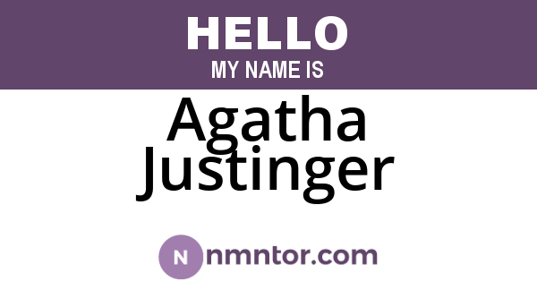 Agatha Justinger
