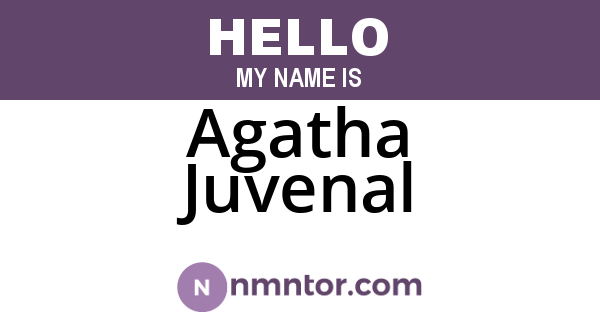 Agatha Juvenal