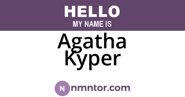 Agatha Kyper
