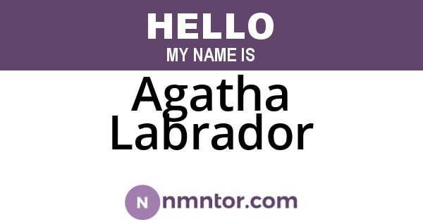 Agatha Labrador