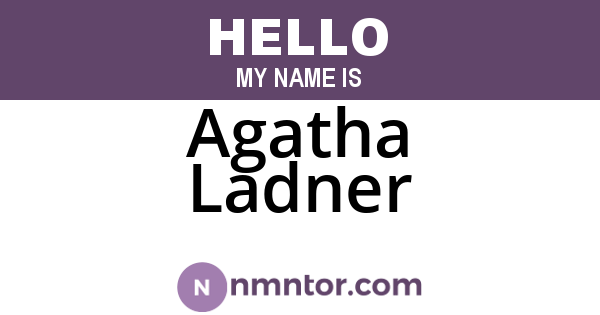 Agatha Ladner