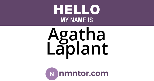Agatha Laplant