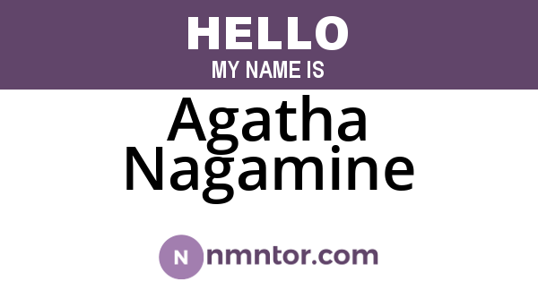 Agatha Nagamine