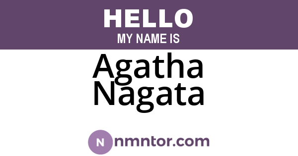 Agatha Nagata