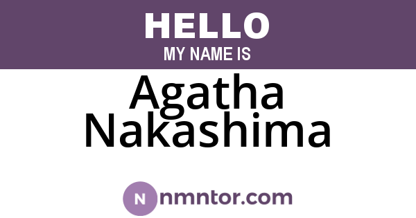 Agatha Nakashima