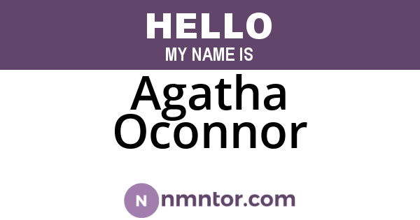 Agatha Oconnor