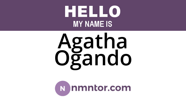 Agatha Ogando