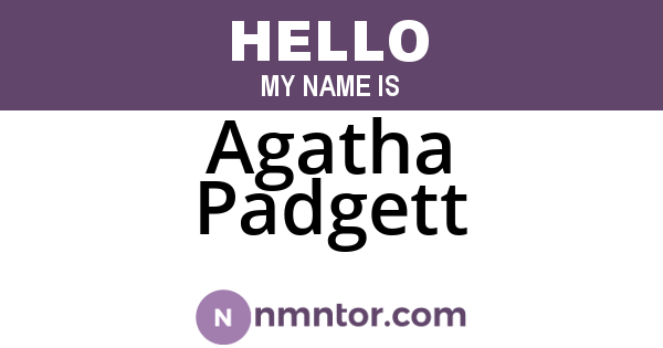 Agatha Padgett
