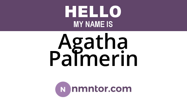 Agatha Palmerin