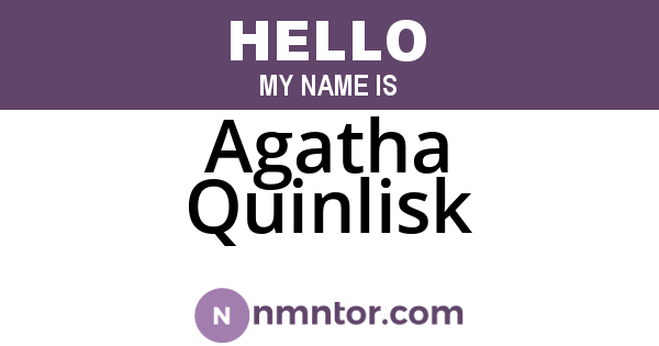 Agatha Quinlisk
