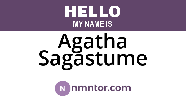 Agatha Sagastume