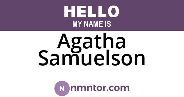 Agatha Samuelson