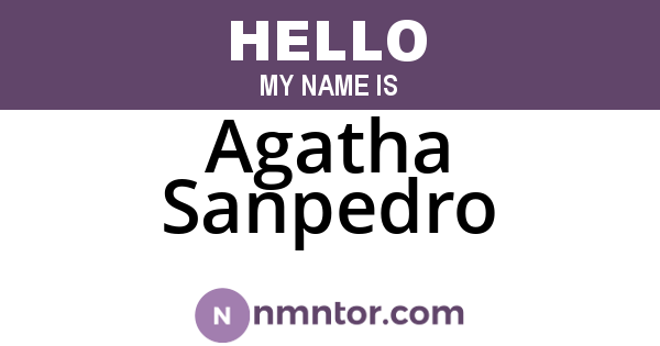 Agatha Sanpedro