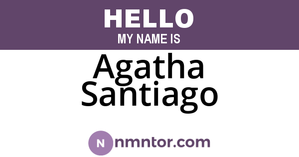 Agatha Santiago
