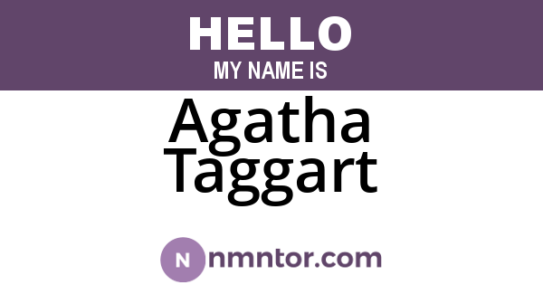Agatha Taggart