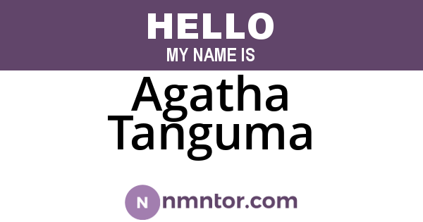 Agatha Tanguma
